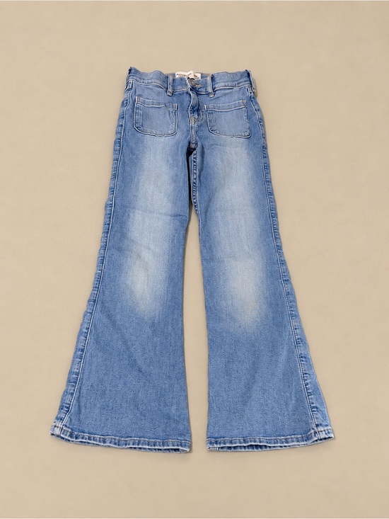abercrombie kids Other - Abercrombie Kids Girls 7/8 Long High Rise Flare Jeans Light Wash